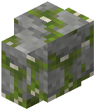 Mossy Weathered Stone Brick Wall