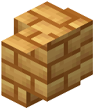 Orange Sandstone Brick Wall