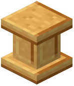 Orange Sandstone Pedestal