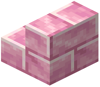 Pink Marble Brick Stairs