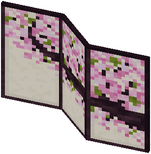 Pink Shoji Divider