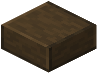 Polished Dark Oak Slab