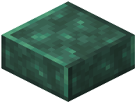 Polished Dark Prismarine Slab