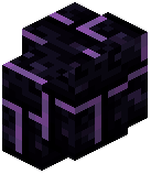 Polished Obsidian Brick Wall