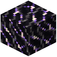 Smooth Black And Amethyst Marble