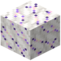 Smooth White And Amethyst Marble