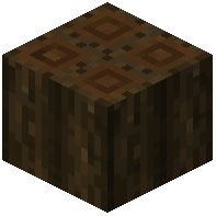 Stacked Dark Oak Log