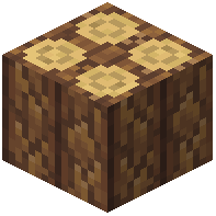 Stacked Pine Log