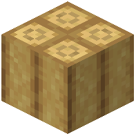 Stacked Stripped Pine Log