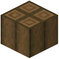 Stacked Stripped Spruce Log