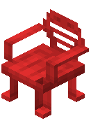 Red Brahma Plastic Chair