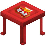 Red Brahma Plastic Table