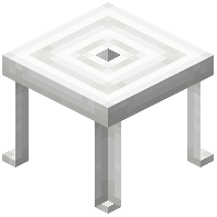 White Plastic Table