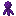 Purple Three-Tailed Ribbon