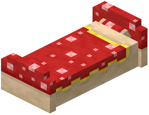 Red Mushroom Bed