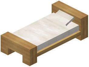 Wooden Block Bed