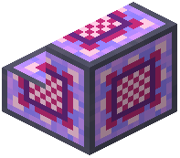 Lavender Checker Tile Stairs