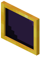 Inverted Golden Item Frame