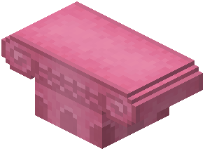 Pink Concrete Column Capital