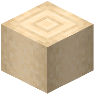 Stripped Coconut Log