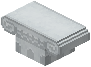 White Concrete Column Capital