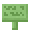 Tainted Green Wood Pack Sign