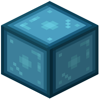 Cyan Plastic Block
