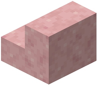 Smooth Rose Sandstone Stairs