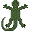 Prehistoric Reptile Skin Rug