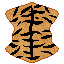 Prehistoric Tiger Pelt Rug