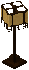 Standing Old Cabin Lamp