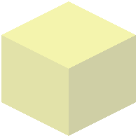 Yellow Light Bulb Block