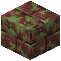 Mossy Cobbled Red Deepslate Bricks