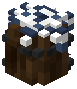 Wooden Blue Berry Milkshake Stein