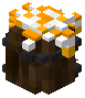 Wooden Orange Milkshake Stein