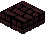 Loose Nether Bricks Slab
