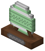 Mint Thin Stripe Egg Trophy