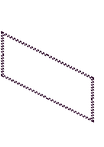 Orchid Checkered Sign Cover