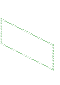 Mint Checkered Sign Cover