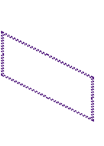 Purple Checkered Sign Cover