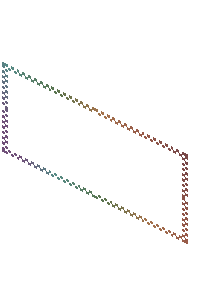 Rainbow Checkered Sign Cover
