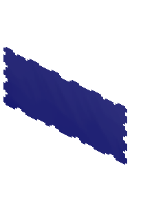 Blue Fabric Sign Cover