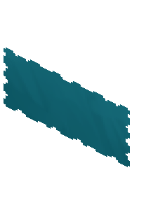 Cyan Fabric Sign Cover
