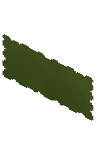 Green Fabric Sign Cover