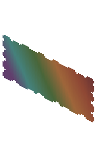 Rainbow Fabric Sign Cover