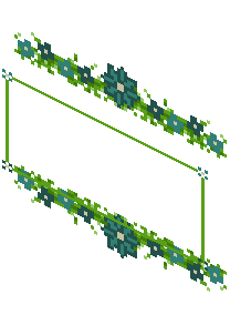 Emerald Floral Sign Cover