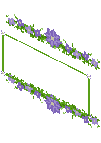 Lavender Floral Sign Cover