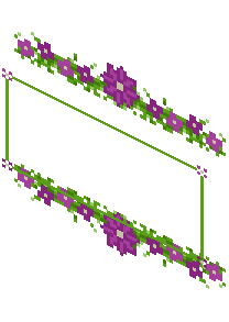 Magenta Floral Sign Cover