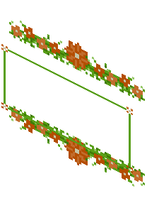 Orange Floral Sign Cover