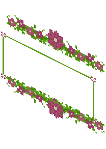 Pink Floral Sign Cover